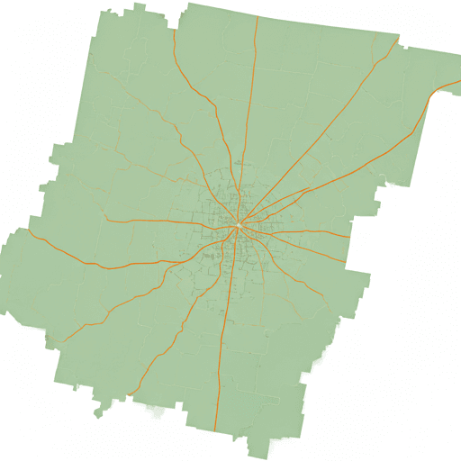 Map of Auburn-Opelika service area